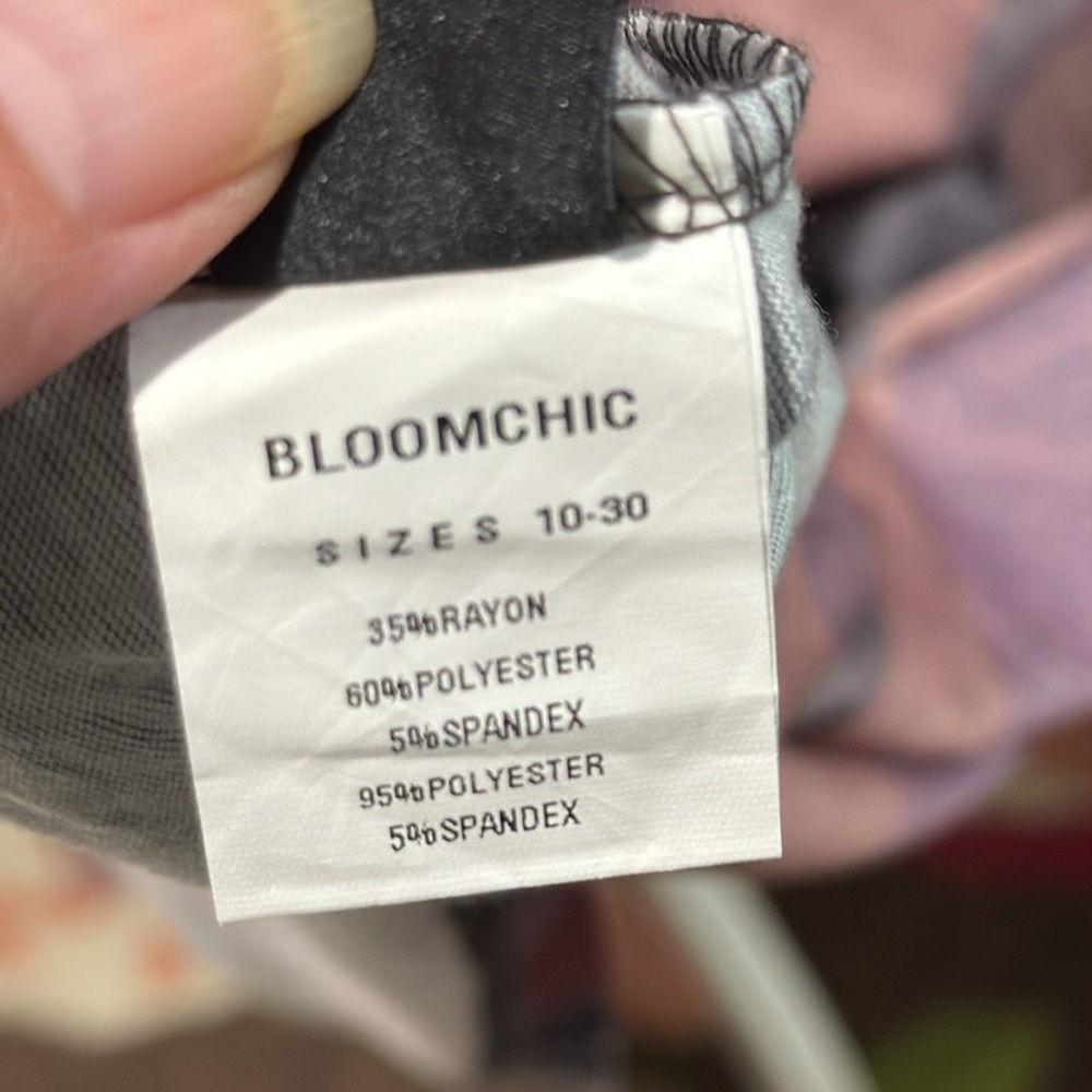 Bloomchic Solid Patchwork Pocket Striped Flutter … - image 7